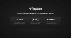 Desktop Screenshot of 4templates.com
